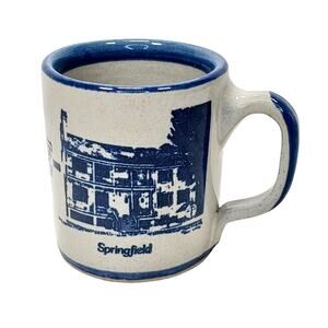 Louisville Stoneware Springfield Fraternity USA Vtg Mug Cottagecore Aesthetic